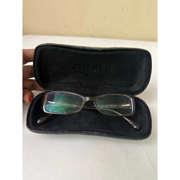 Chanel Eyeglasses Frames 3188 Tortoise Brown Rectangle Optical Designer Eyewear - Picture 9 of 10